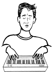 guy playing keyboard